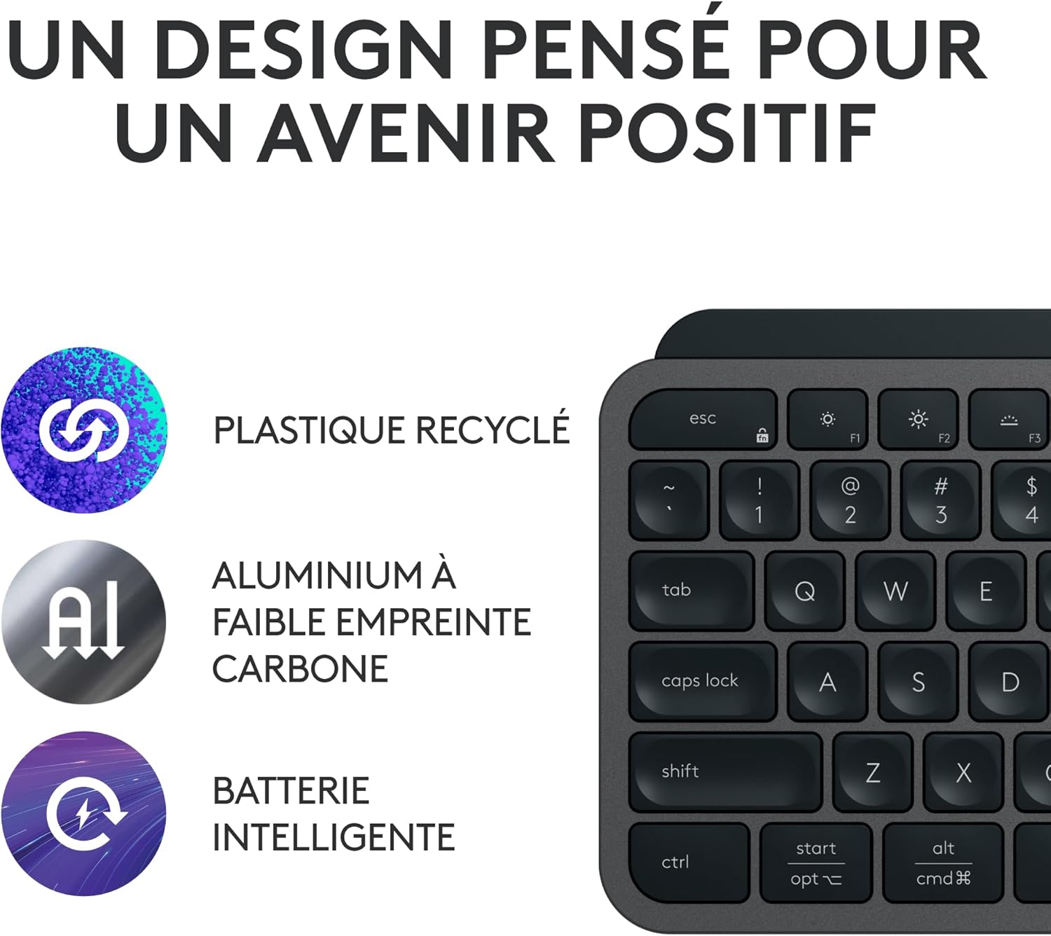 Clavier Logitech MX Keys S AZERTY Sans Fil Maroc — globalzone.ma