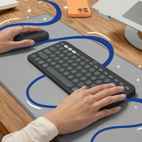 Clavier Logitech Pebble Keys 2 K380s Noir Maroc — globalzone.ma