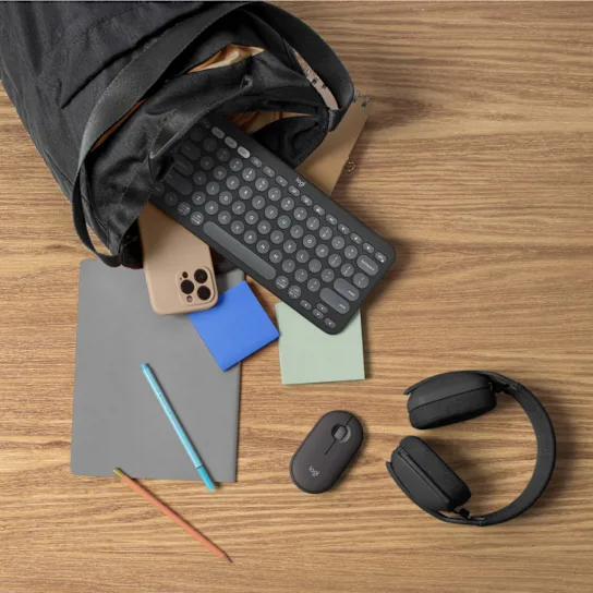 Clavier Logitech Pebble Keys 2 K380s Noir Maroc — globalzone.ma