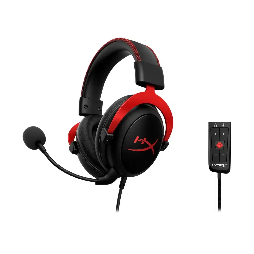 Casque Gaming HyperX Cloud II Rouge 7.1 au Maroc