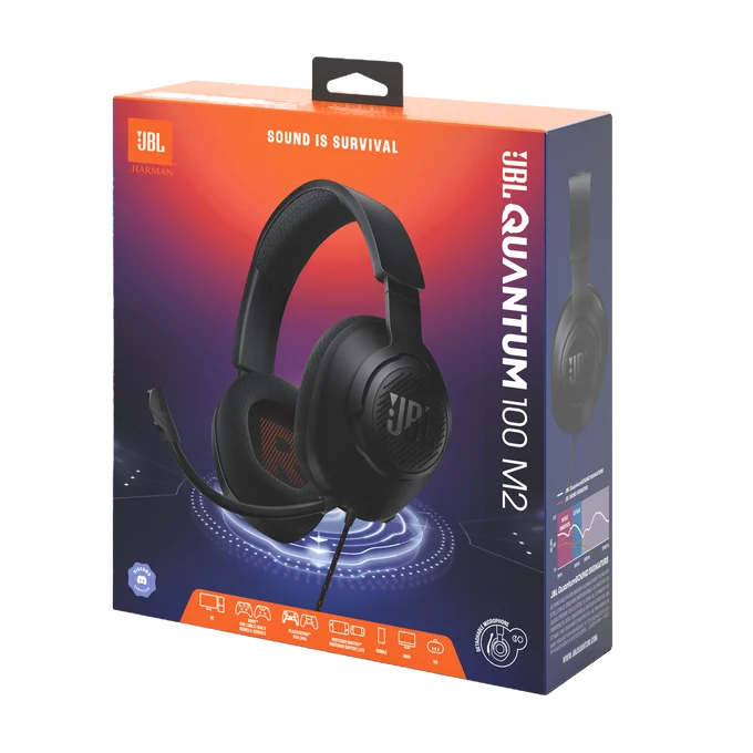 Casque Gaming JBL Quantum 100M2 Noir Maroc — globalzone.ma