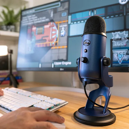 Microphone Blue Yeti Blackout USB Maroc — globalzone.ma