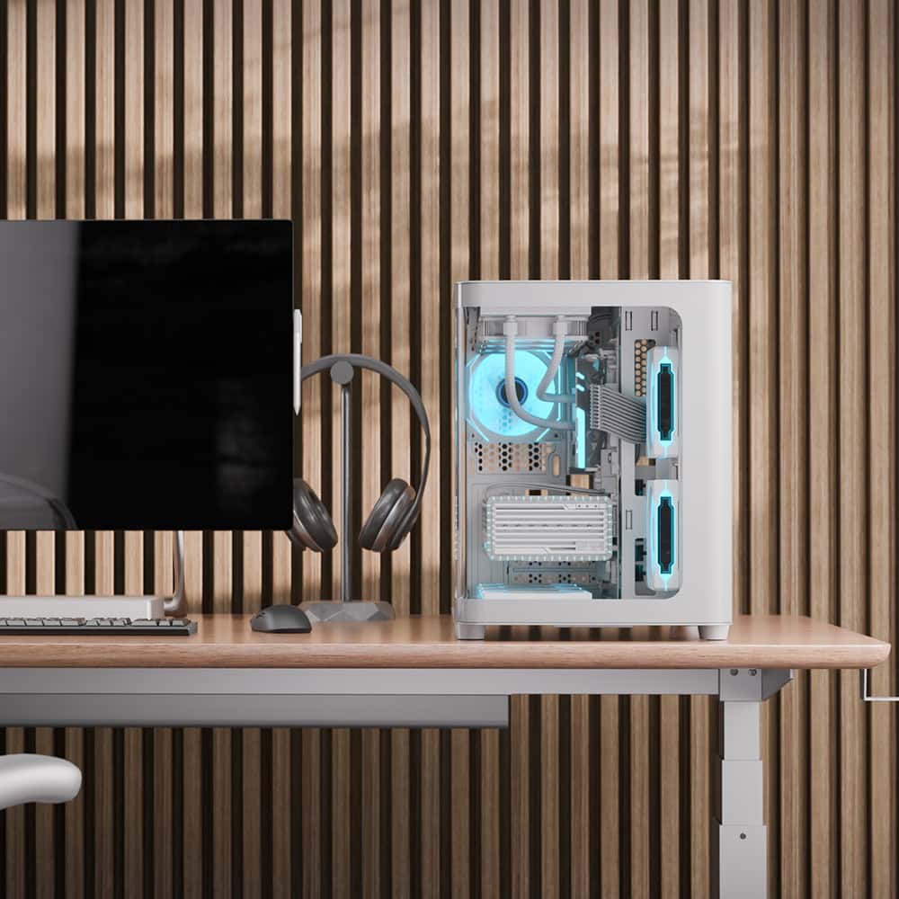 Boîtier AeroCool P300C ARGB Blanc ACCS-PN02033.21 Maroc