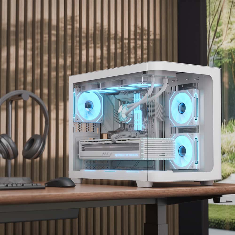 Boîtier AeroCool P300C ARGB Blanc ACCS-PN02033.21 Maroc