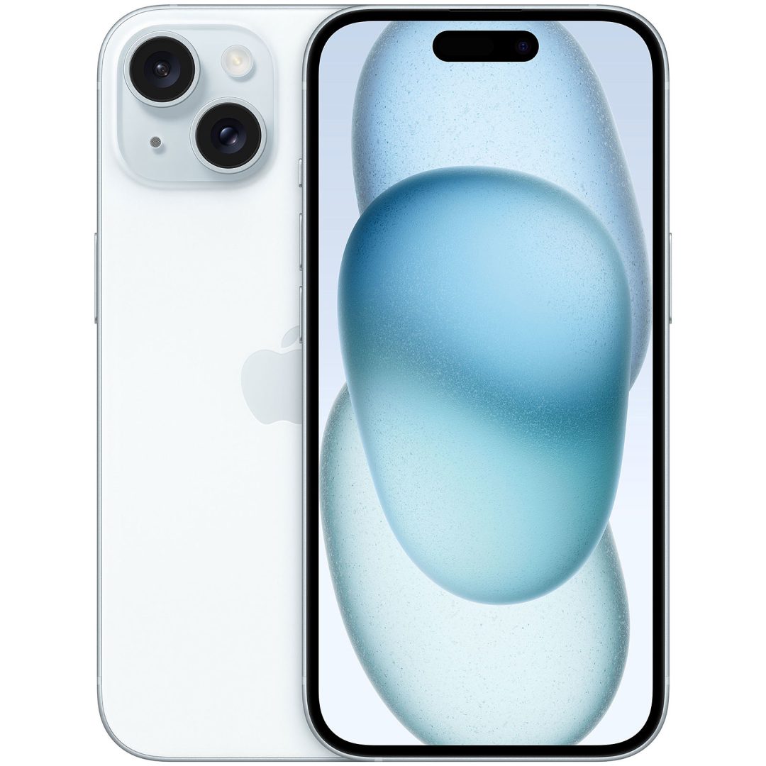 Apple iPhone 15 — vue face avant — Maroc — globalzone.ma
