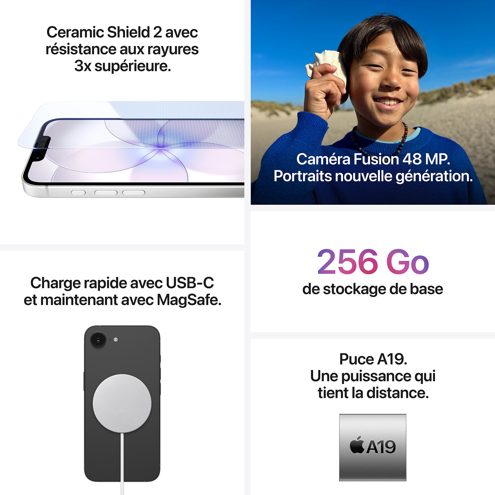 Apple iPhone 17e — vue profil — Maroc — globalzone.ma