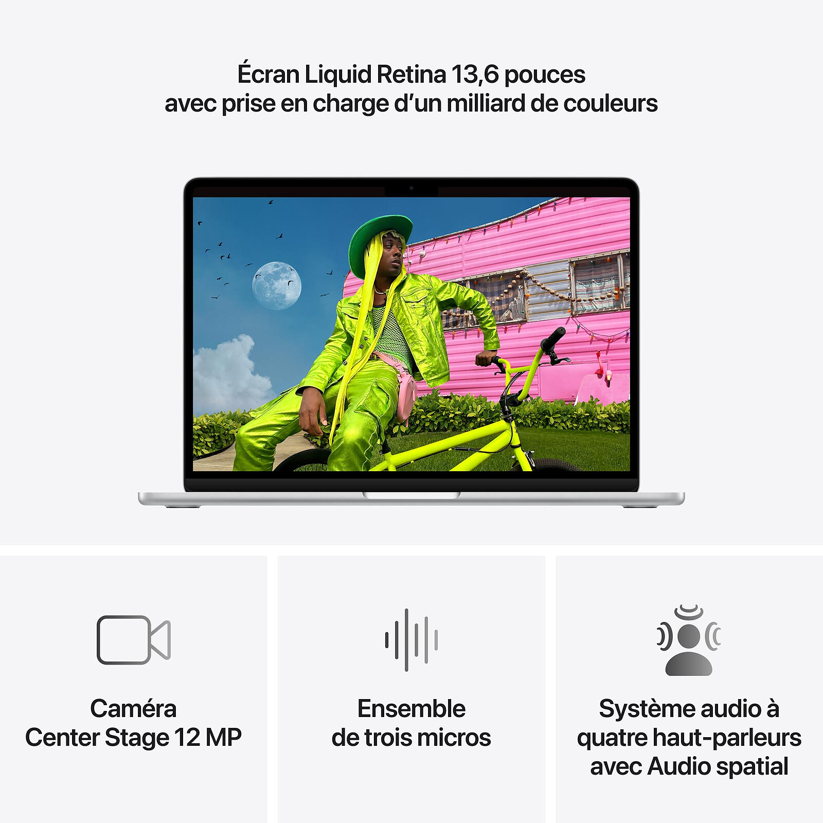 Apple MacBook Air 13 Pouces (Puce M5) — vue profil — Maroc — globalzone.ma