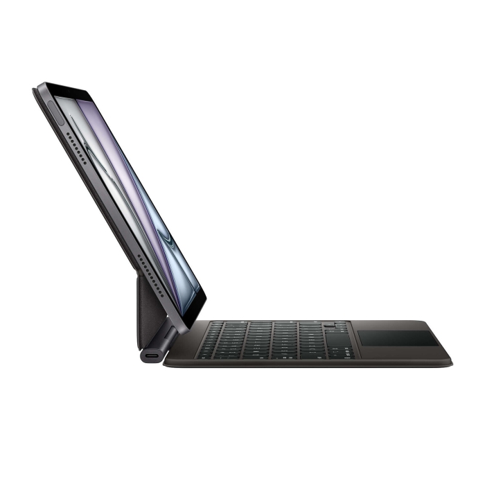 Apple Magic Keyboard iPad Air 11" (M2/M3/M4) - Français - Noir — vue face avant — Maroc — globalzone.ma