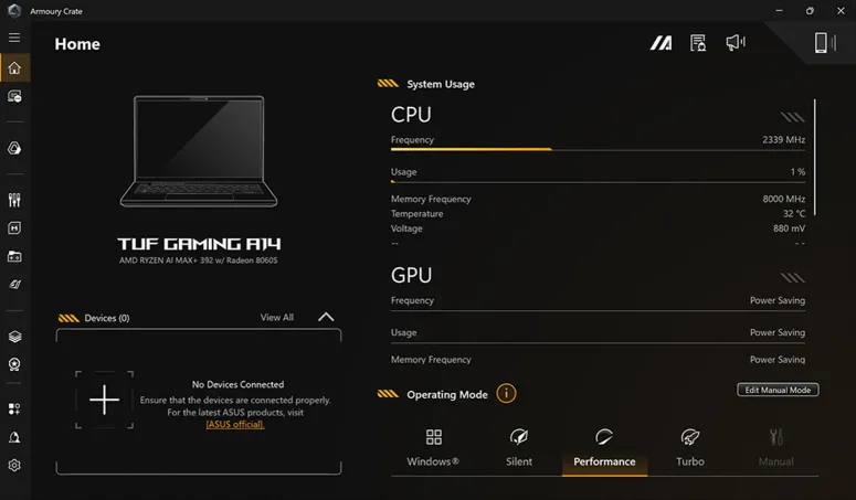 PC Portable Gaming ASUS TUF Gaming A14 FA401EA RTX 5060 Maroc