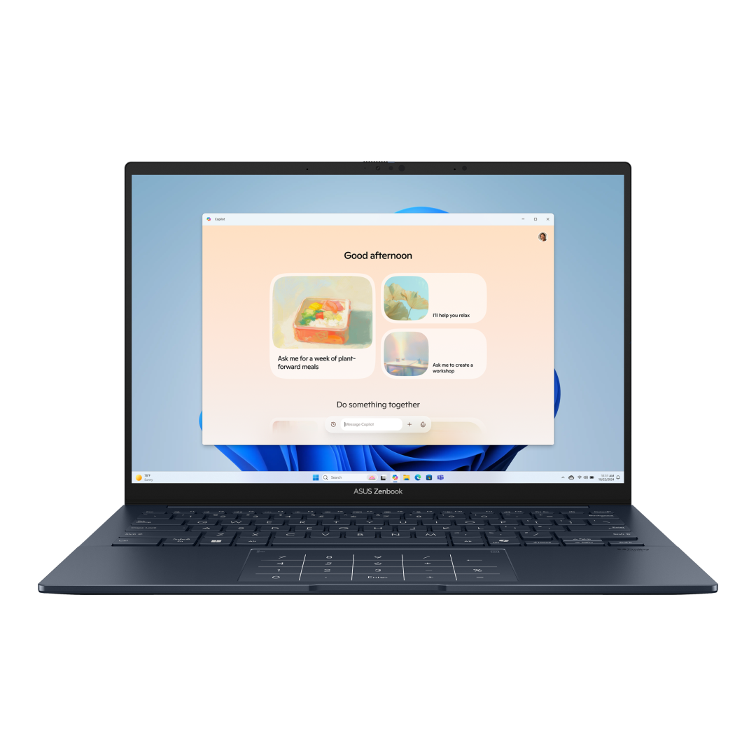 ASUS Zenbook 14 — face avant — Maroc — globalzone.ma