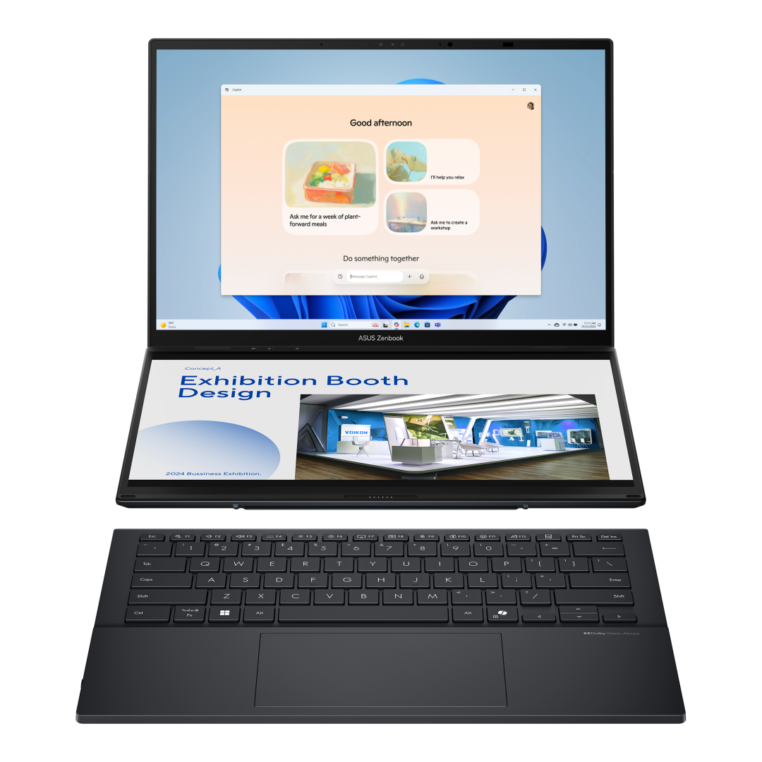 ASUS Zenbook DUO — face avant — Maroc — globalzone.ma