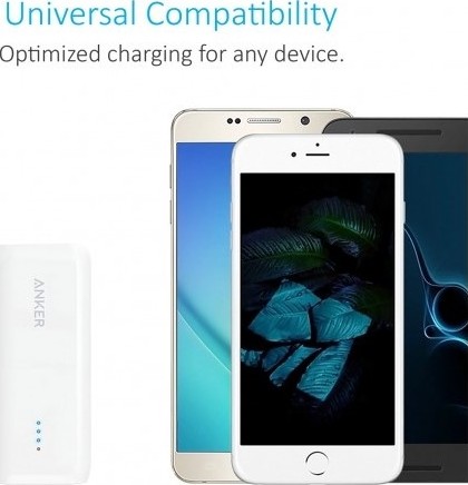 Power Bank ANKER PowerCore 15600mAh Blanc (A1252H21) – Image 8