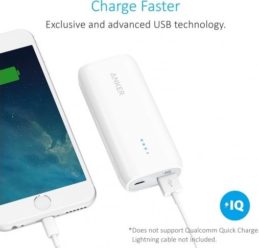 Power Bank ANKER PowerCore 15600mAh Blanc (A1252H21) – Image 9