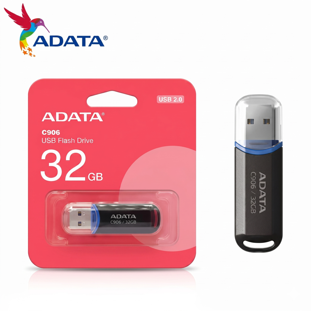Clé USB ADATA C906 32 Go USB 2.0 AC906-32G-RBK Maroc