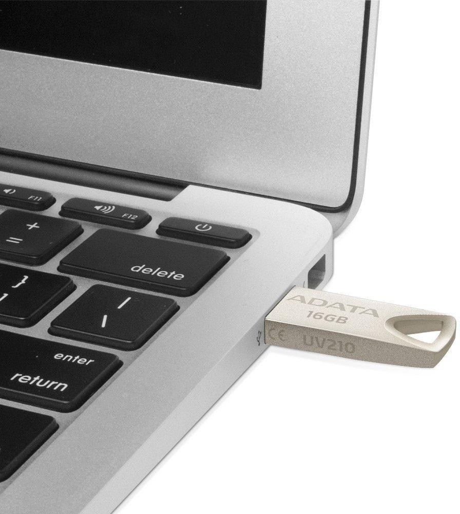 Clé USB ADATA UV210 64 Go Métallique AUV210-64G-RGD Maroc