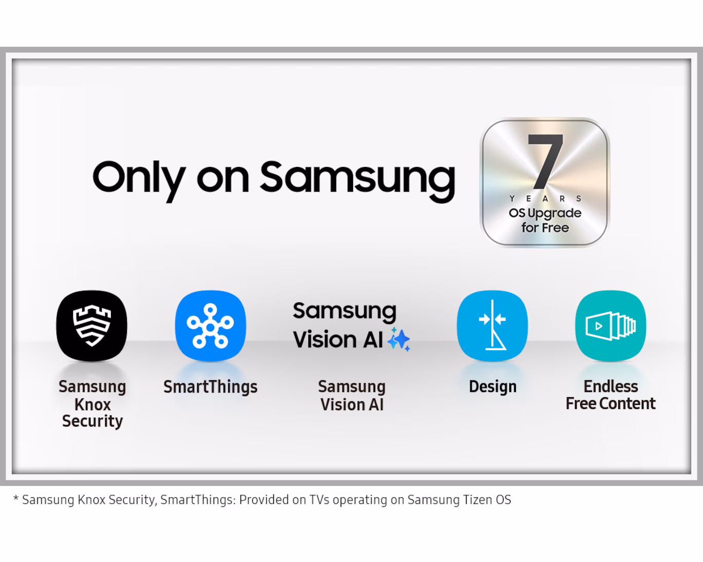 TV Samsung QLED Q7F 43 Pouces 4K Vision AI Smart TV QA43Q7FAAUXMV Maroc