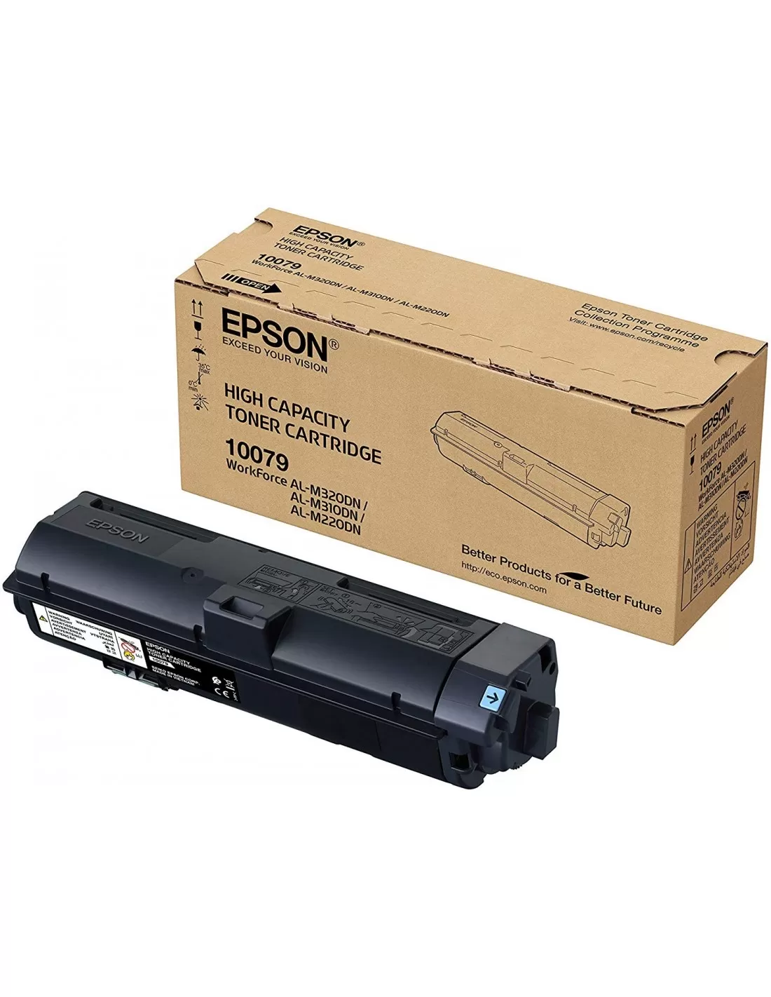 Toner Noir Epson C13S110079 WorkForce AL-M220 AL-M310 AL-M320 Maroc