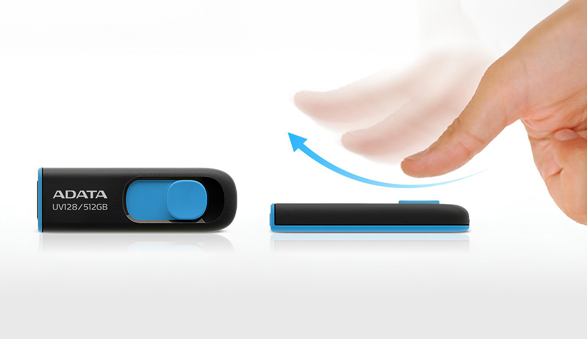 Clé USB ADATA DashDrive UV128 128 Go USB 3.2 Gen 1 AUV128-128GB-RBE Maroc