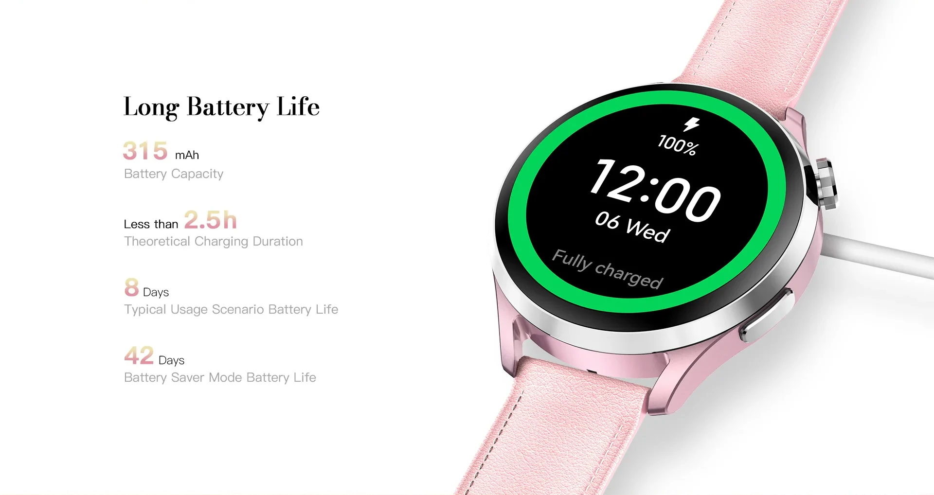 Montre Connectée Femme Kieslect Lora 3 AMOLED Maroc