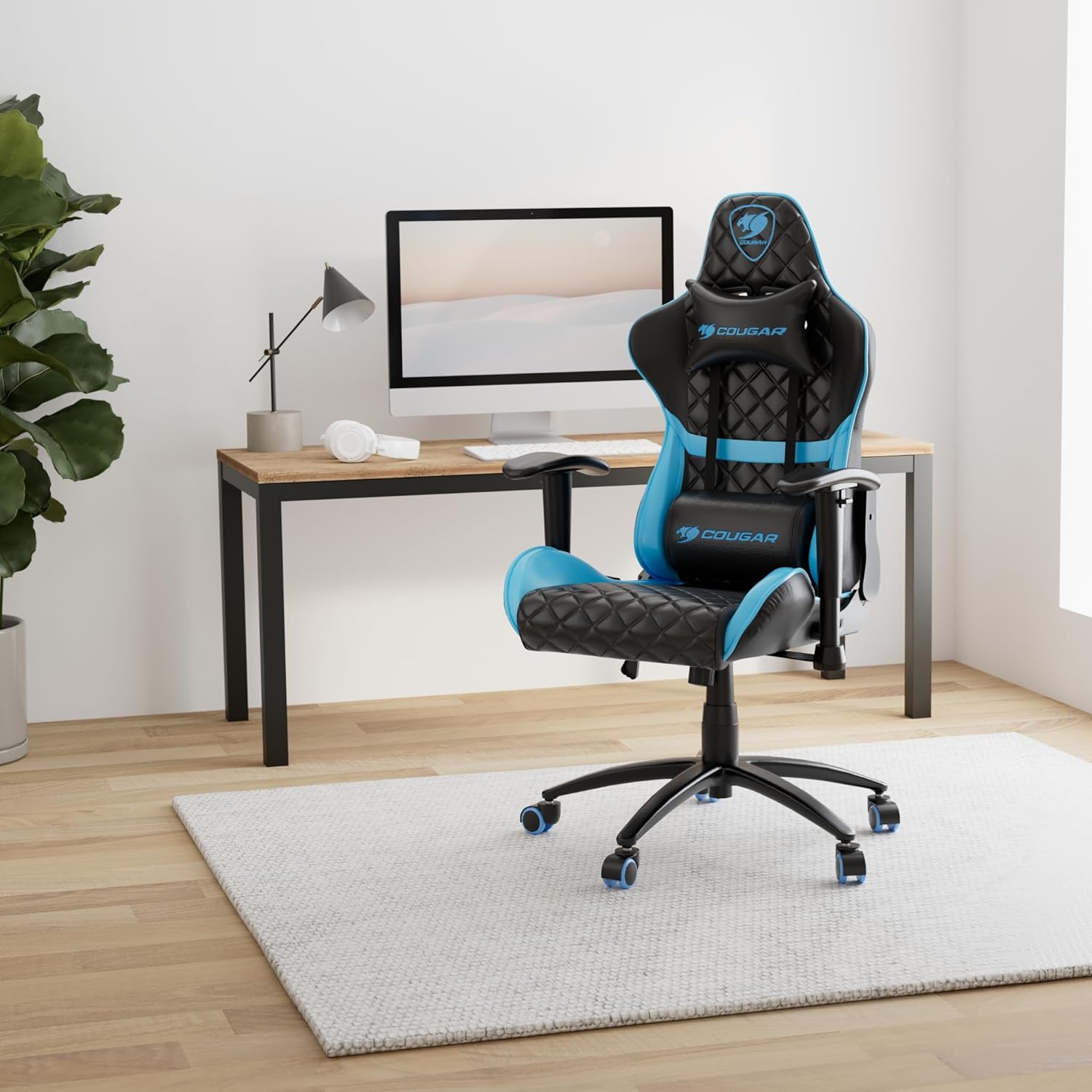 Chaise Gamer COUGAR Armor One Sky Blue Maroc