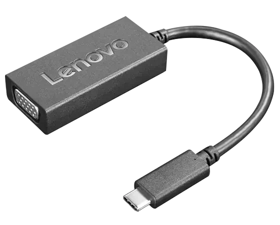 Adaptateur USB-C vers VGA Lenovo vue de face