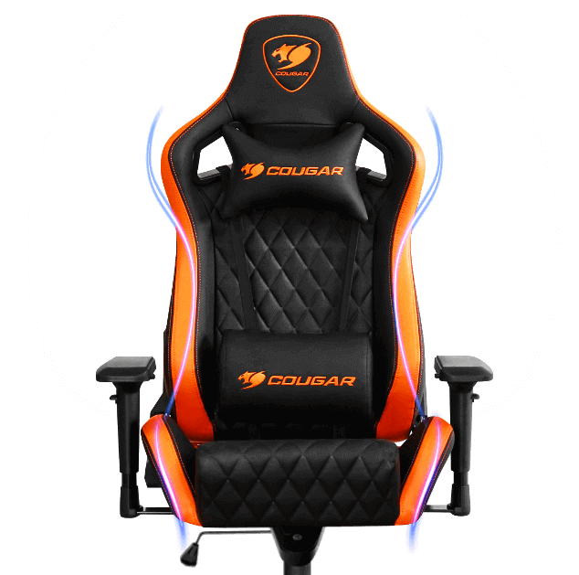 Chaise Gamer Cougar Armor S Noir & Orange Maroc