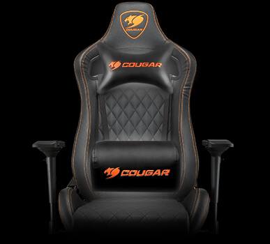 Chaise Gamer Cougar Armor S Noir & Orange Maroc