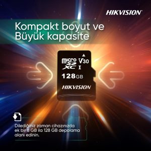 Carte mémoire Hikvision microSD HS-TF-C1-STD-128G 128 Go Maroc