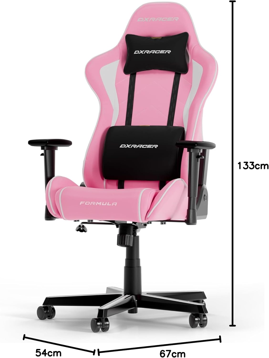 Chaise Gamer DXRacer Formula Series F08 Pink Maroc