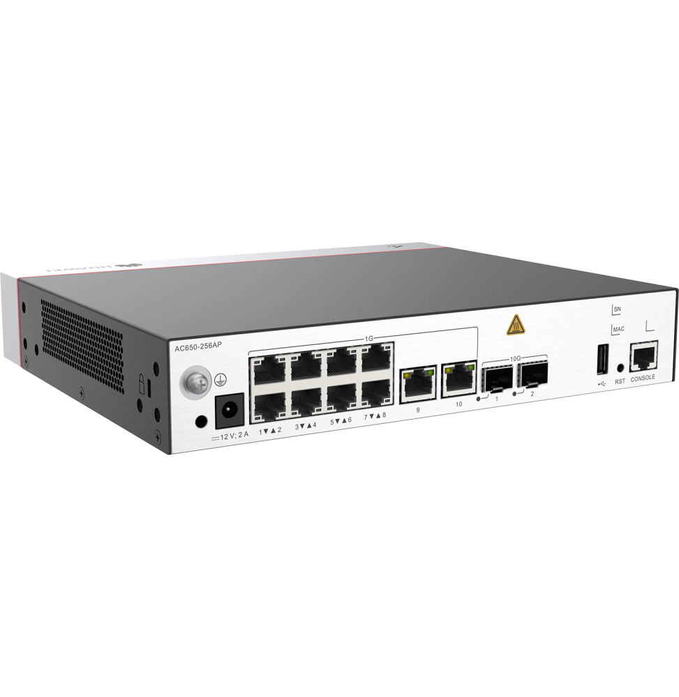 Contrôleur Wi-Fi Huawei AC650-256AP vue angle — Global Zone Rabat