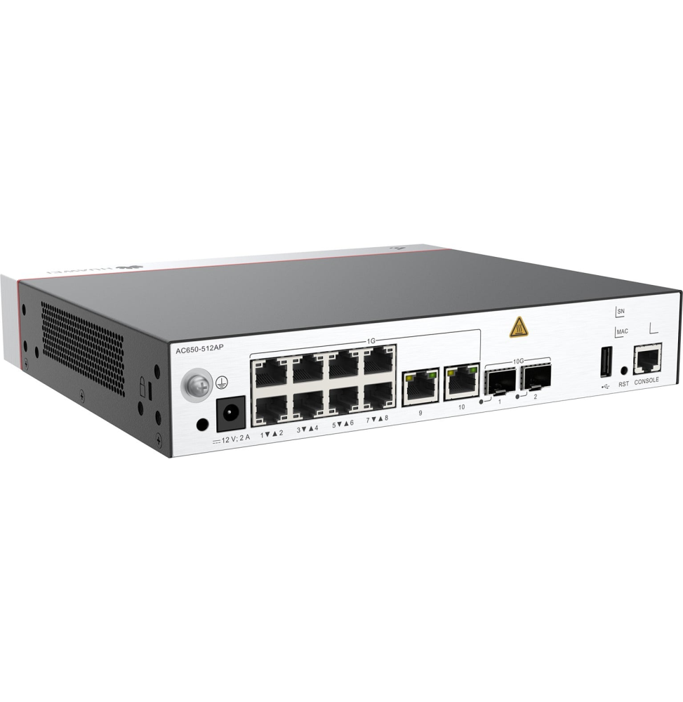 Contrôleur Wi-Fi Huawei AC650-512AP vue angle — Global Zone Rabat