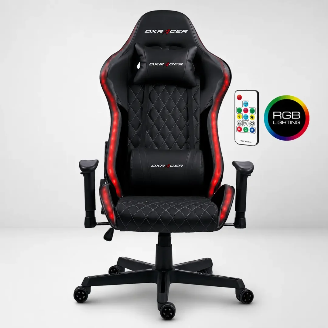 Chaise Gamer DXRacer DXR6 Noir Maroc