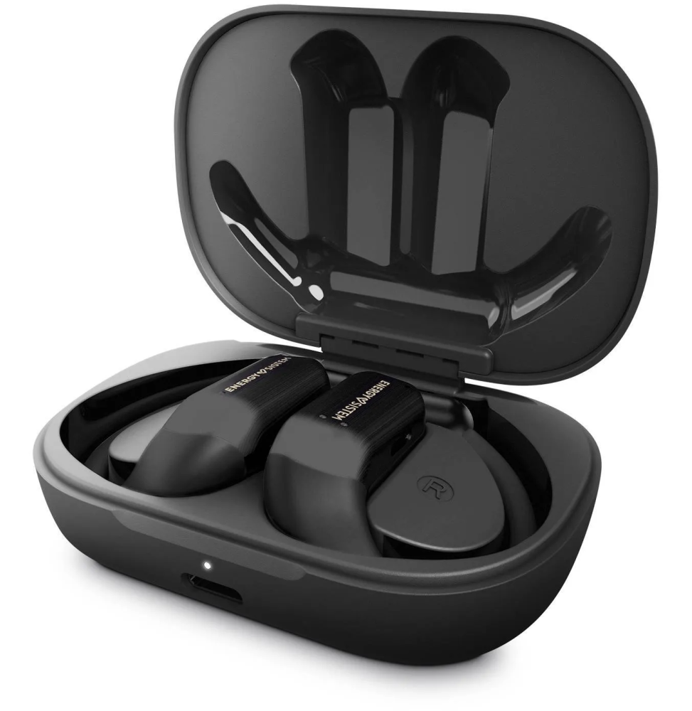 Écouteurs Sans Fil Energy Sistem OpenWave True Wireless Noir Maroc