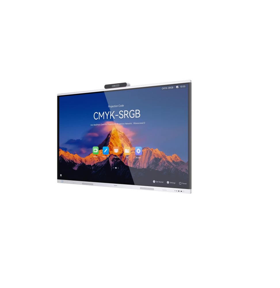 Écran Interactif Huawei IdeaHub S3 86"Intelligent UHD 4K vue angle — Global Zone Rabat