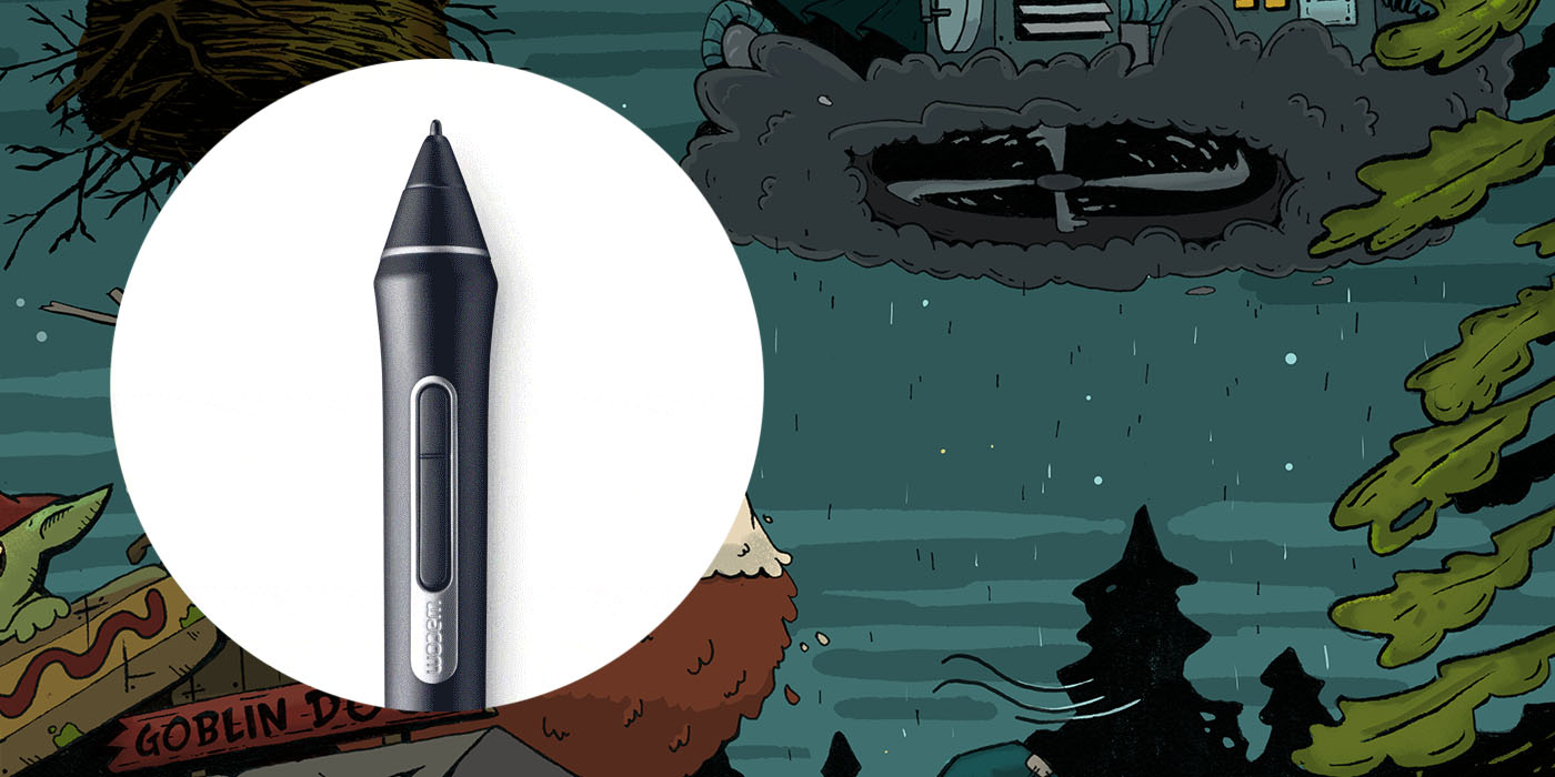 Écran Interactif Wacom Cintiq 16 vue inclinée