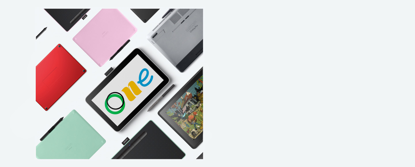 Écran Interactif Wacom One 12 vue latérale