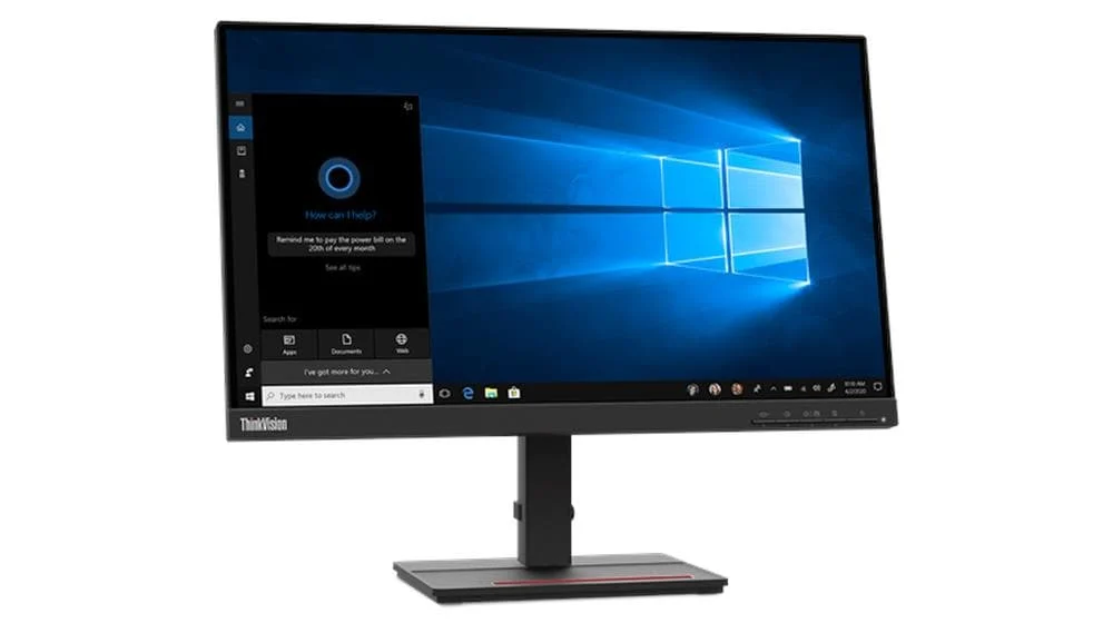 Écran Lenovo ThinkVision S22e-20 vue de face