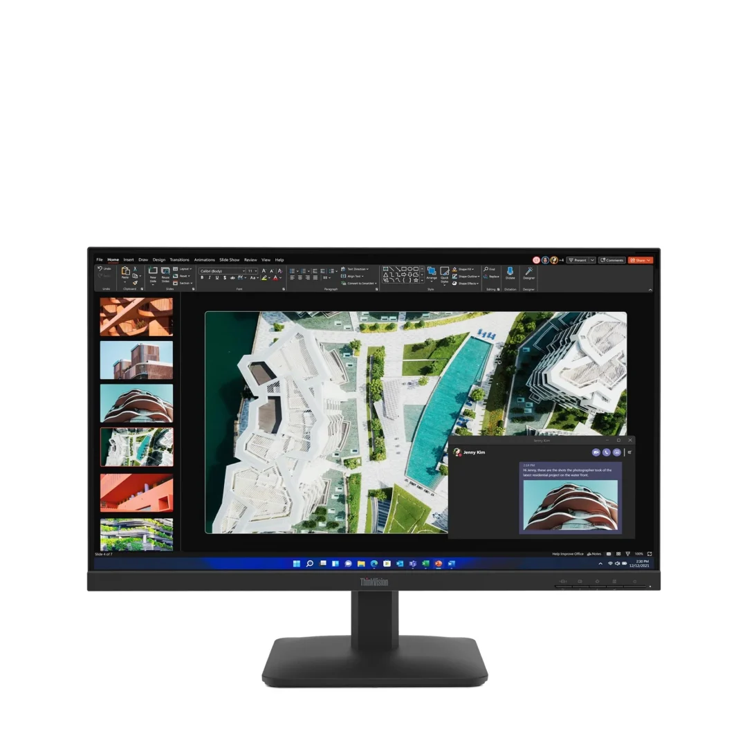 Écran Lenovo ThinkVision S27-4e vue de profil