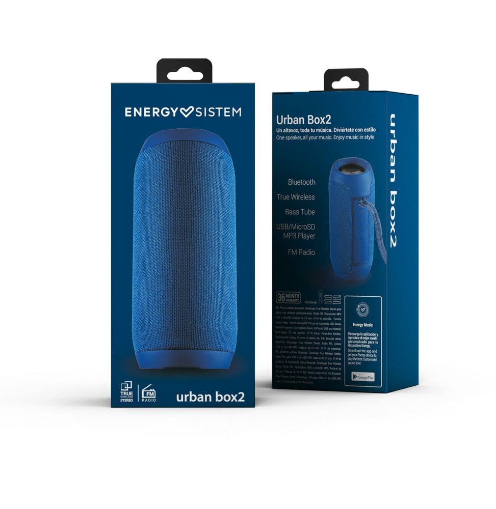 Enceinte Bluetooth Energy Sistem Urban Box 2 Ocean Maroc