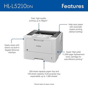 Imprimante Laser Brother HL-L5210DN Maroc