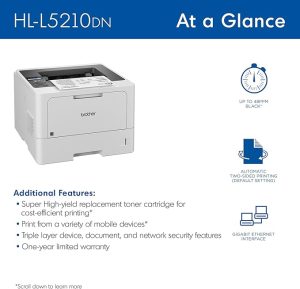 Imprimante Laser Brother HL-L5210DN Maroc