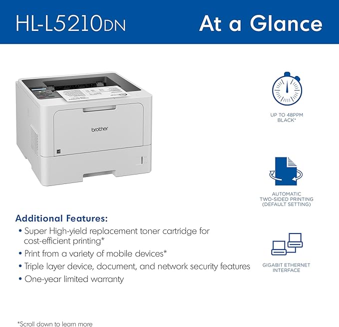 Imprimante Laser Brother HL-L5210DN Maroc