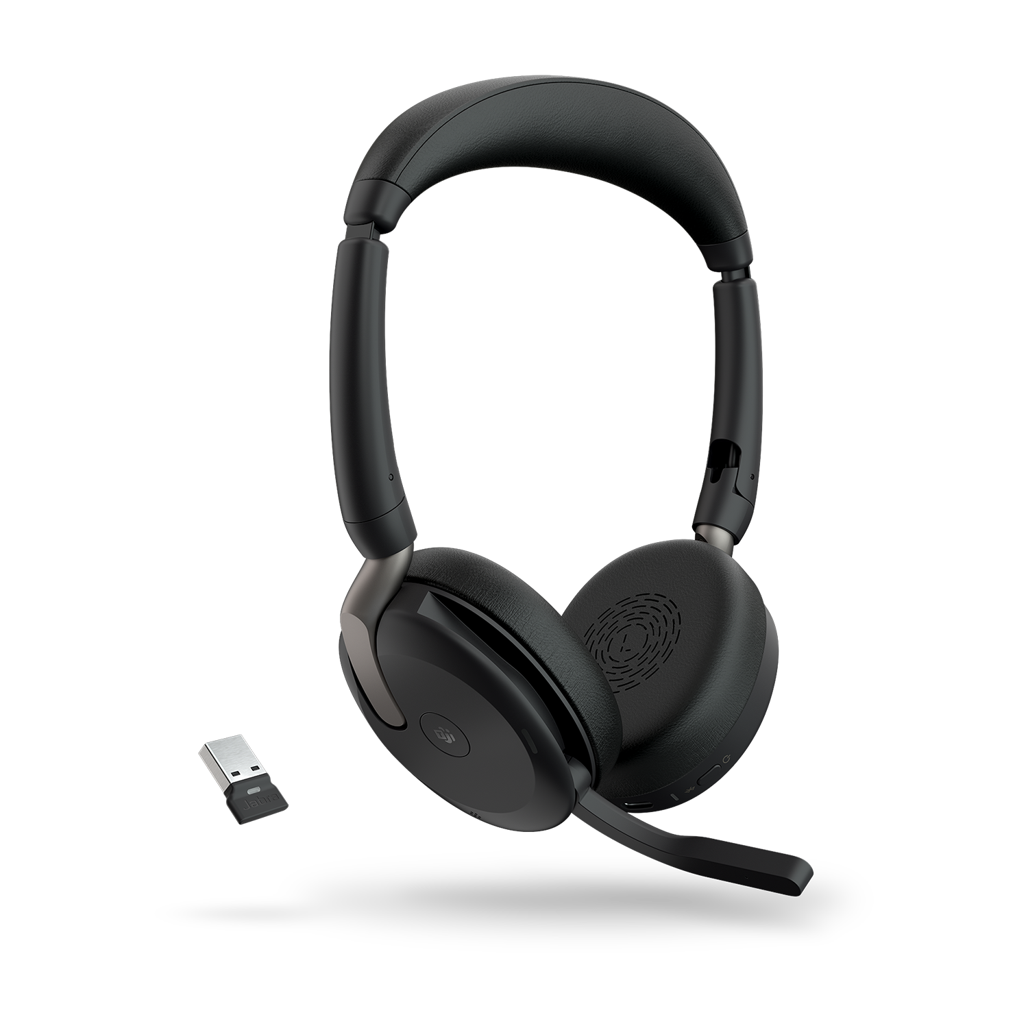 Micro-casque sans fil professionnel Jabra Evolve2 65 Flex - USB-A MS stéréo 26699-999-999 vue officielle