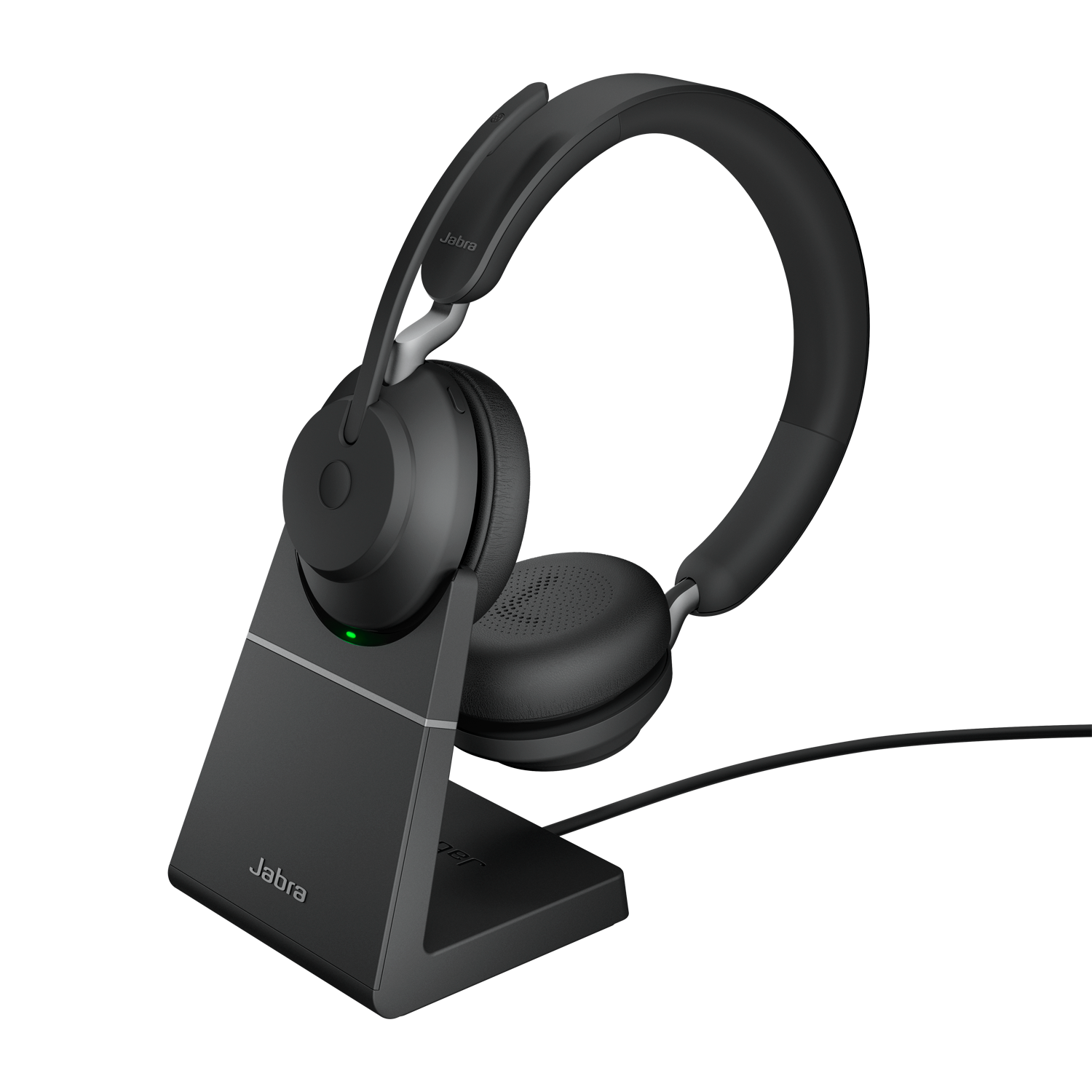 Accessoire casque professionnel Jabra Evolve2 65 - USB-A UC Stereo with Charging Stand - Black 26599-989-989 vue officielle