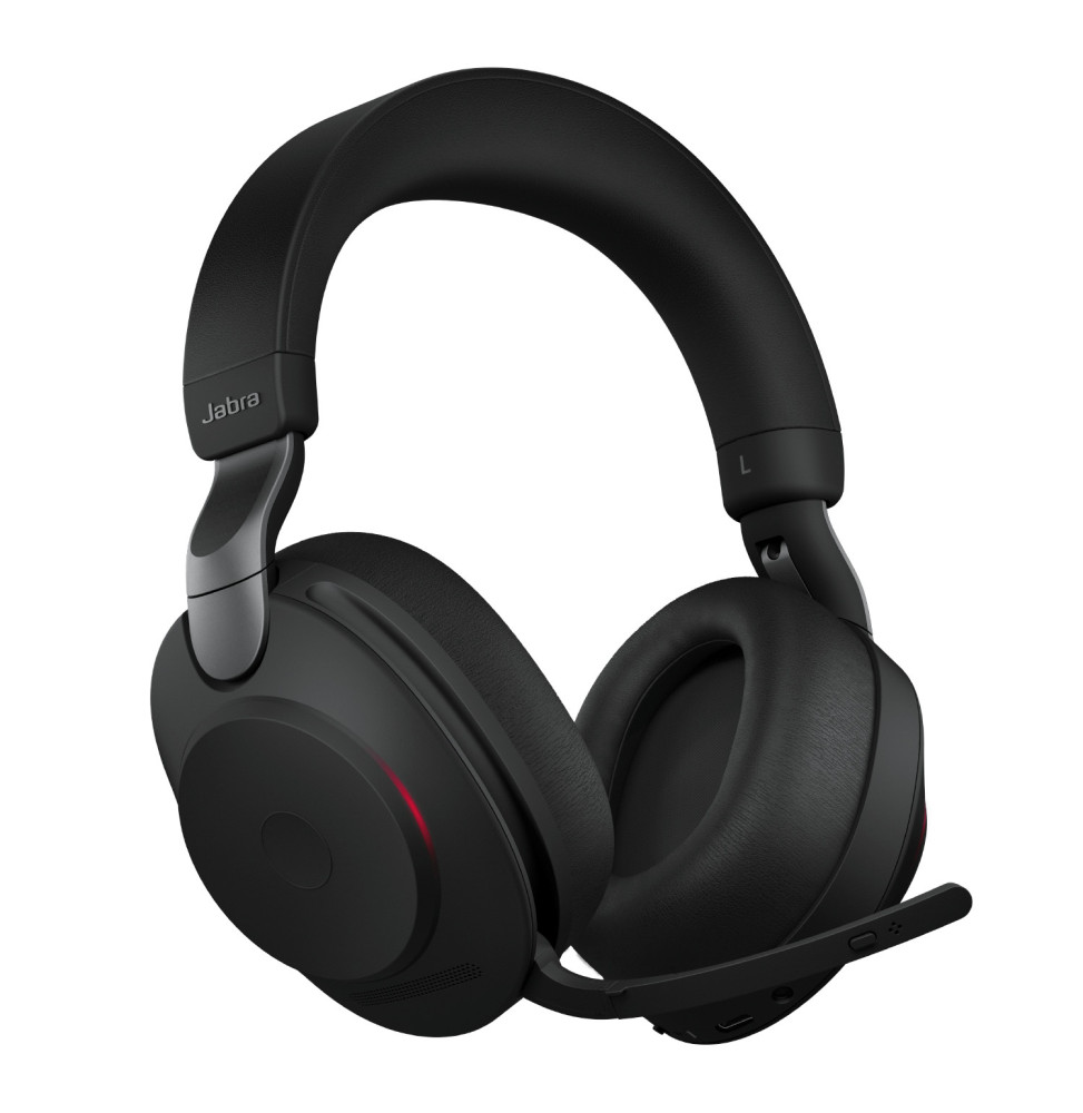 Jabra Evolve2 85, UC Stereo Casque Avec fil &sans fil Arceau Bureau/Centre d'appels USB Type-A Bluetooth Noir (28599-989-999)