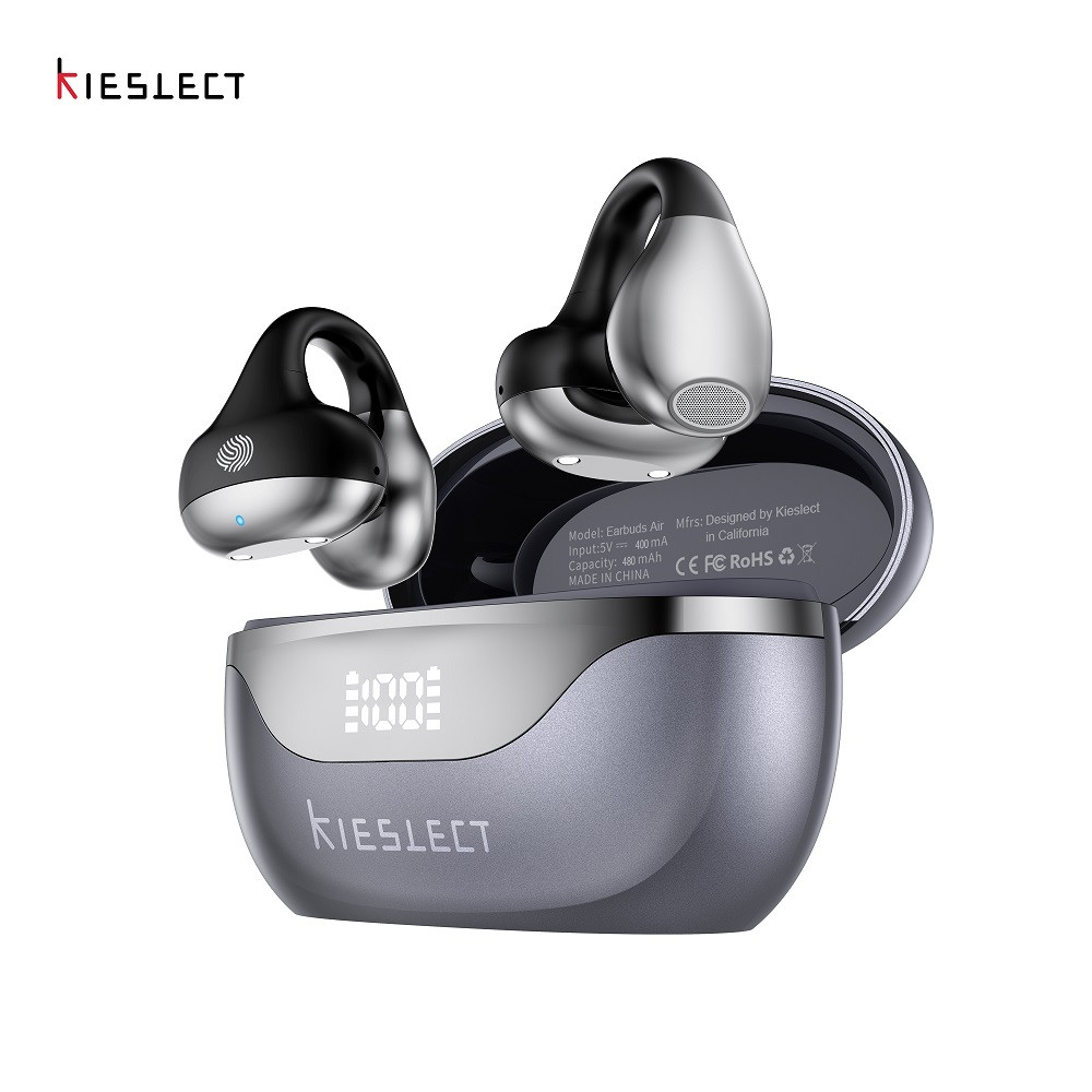 Écouteurs Sans Fil oreille ouverte Kieslect Earbuds Open vue face Maroc