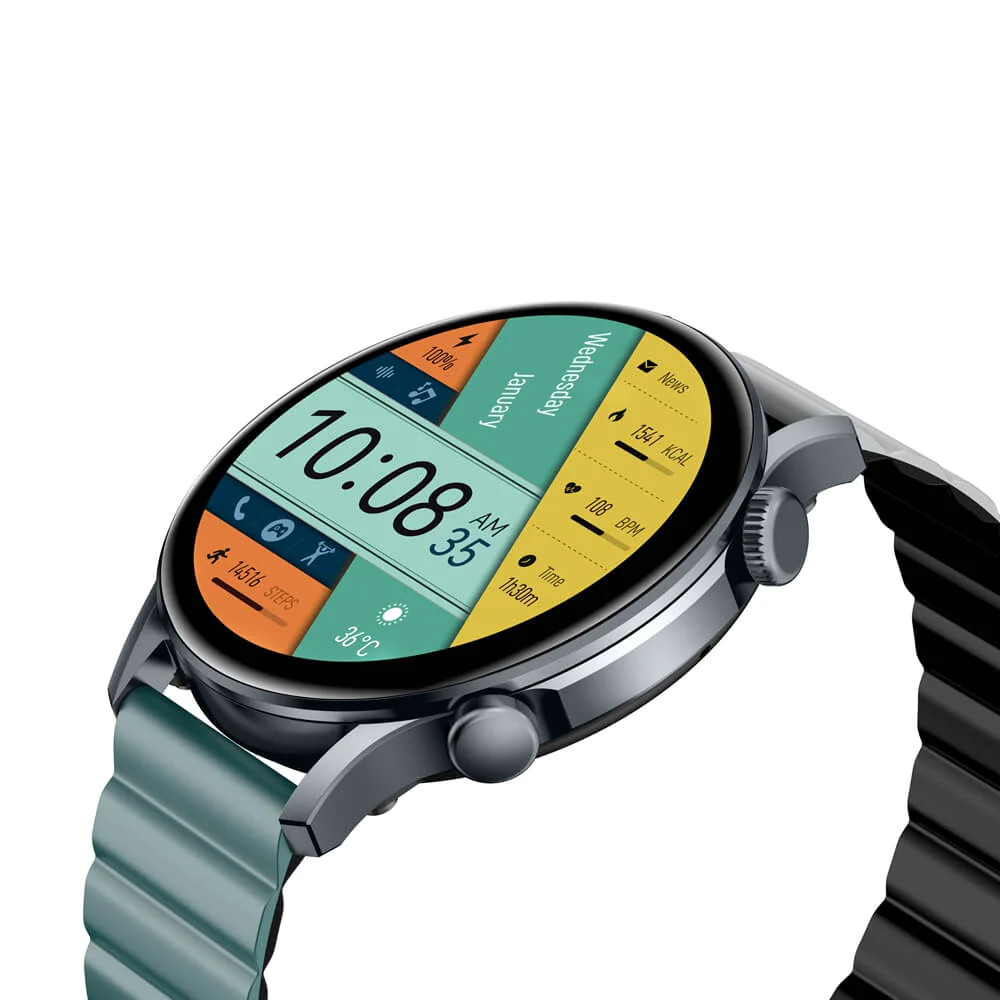 Montre Connectée Bluetooth Kieslect Kr Pro Ltd vue latérale Maroc