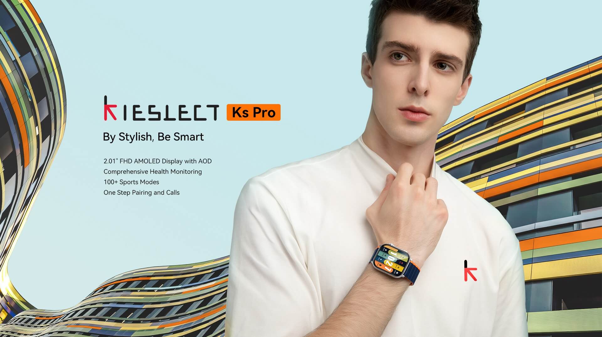 Montre Connectée Kieslect Ks Pro AMOLED Bluetooth Maroc