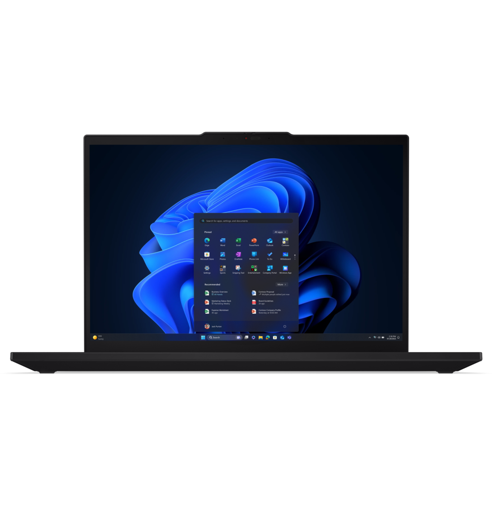 Lenovo ThinkPad T16 Gen 4 Ultra 7 255U 16 Go DDR5 512 Go SSD 16" 400 nits (21QE0010FE) — vue de profil — livraison Global Zone à Tanger