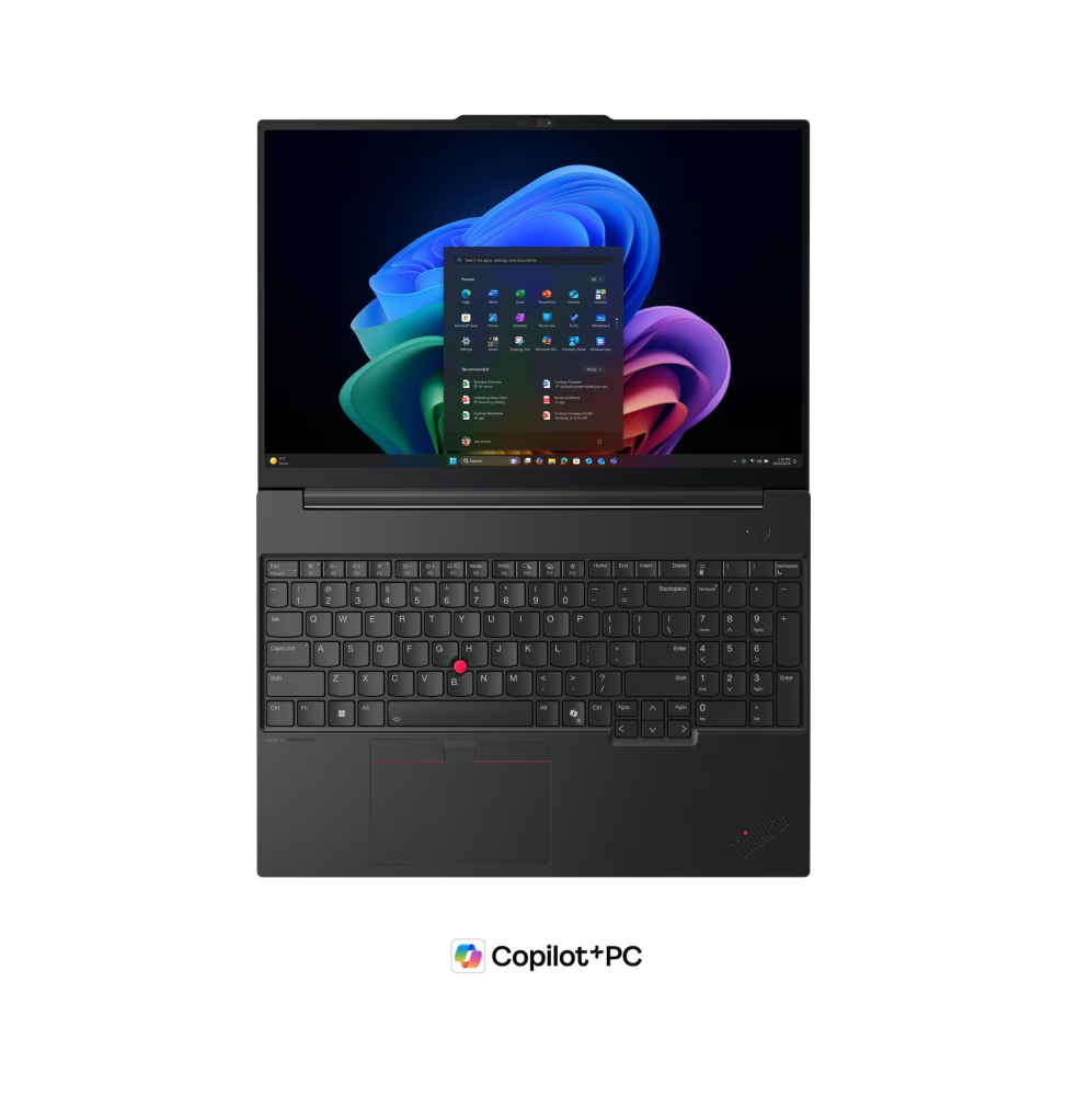 Lenovo ThinkPad E16 Gen 3 Ultra 5 226V 16 Go LPDDR5X 512 Go SSD 16" WUXGA IPS (22AY0000FE) — vue de profil — livraison Global Zone à Tanger